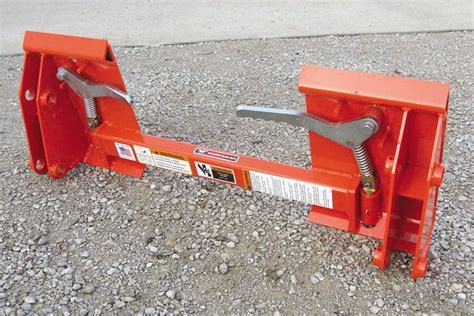 quick hitch for skid steer|front end loader quick attach.